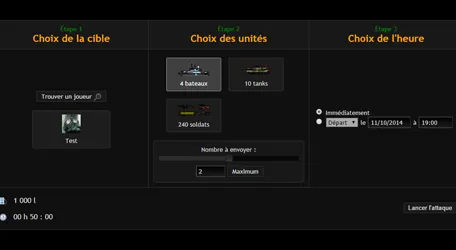 Lancez des attaques